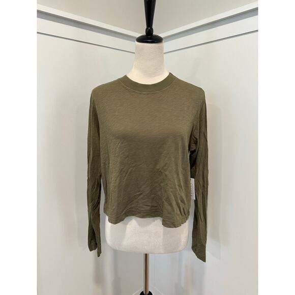 Velvet by Graham & Spencer Vintage Slub Heather Long Sleeve Tshirt - Picture 1 of 5
